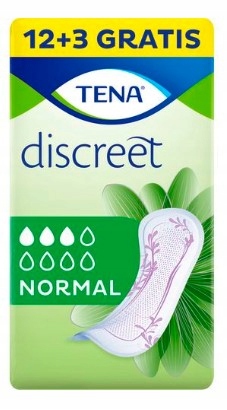 Tena, Discreet Normal, Hygienické vložky, 15 kusov z Nemecka