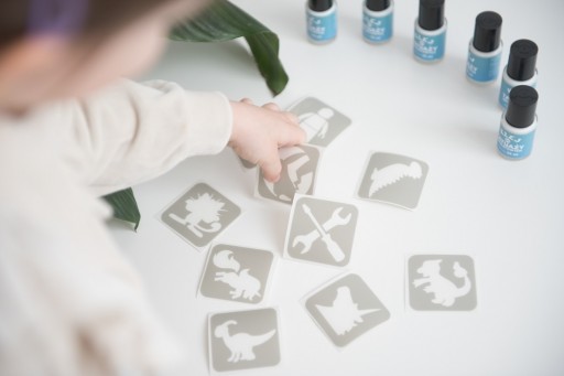 Glitter Tattoo Stencils Love Small