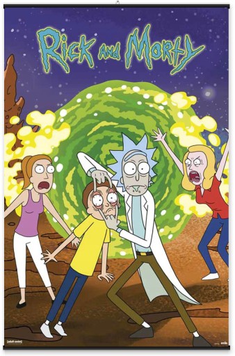 Originálny plagát Rick And Morty Portal 61x91,5cm