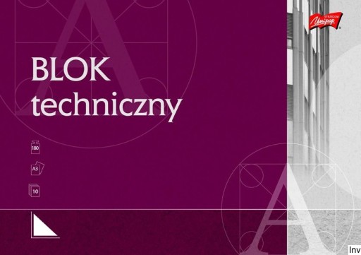Technická podložka A3 10 listov, biela