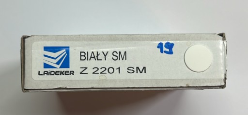 Pfleiderer Nábytková zátka biela 2201 SM