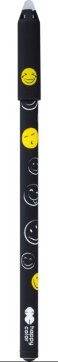 Zmazateľné, zmazateľné pero 0,5 mm modré Fun Emoji Smileys mix 1 ks