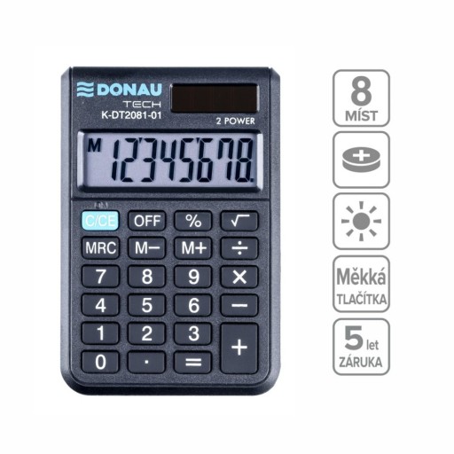 Kancelársky kalkulátor DONAU TECH K-DT2081-01