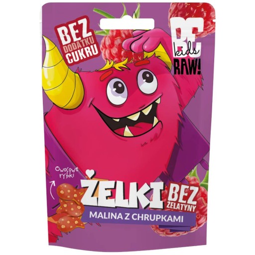 MALOVÉ želé s lupienkami bez cukru, vegánske, 35g, zdravá desiata do školy