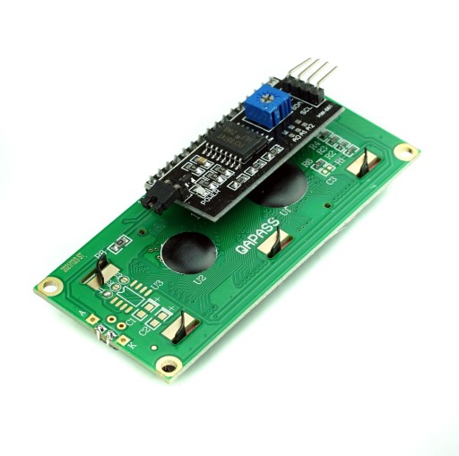 LCD1602 modrý 2x16 displej + I2C prevodník