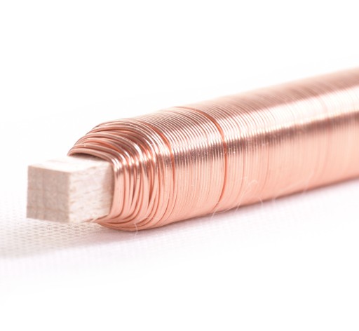 Medený navinutý drôt 100g na 0,7mm kolíku
