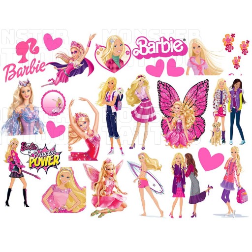 UMÝVAJÚCE DOČASNÉ TETOVANIE PRE DETI BARBIE DETI ORIGINÁLNE VZORY