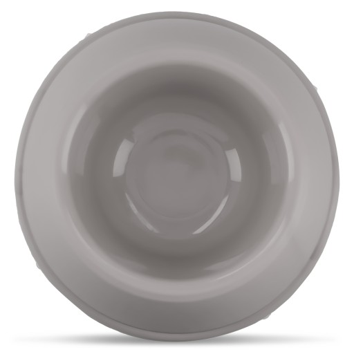 Plastová miska pre psov a mačky XS, 0,25L, šedá, priem 15 cm,