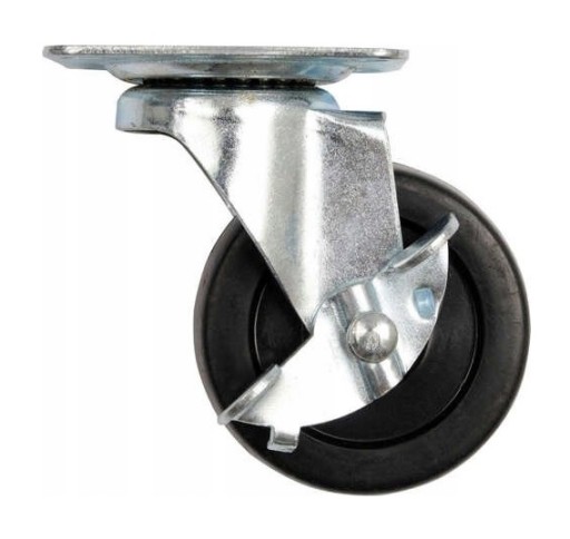 VOREL VOLANT S ČIERNOU GUMOU S BRZDOU 50 mm