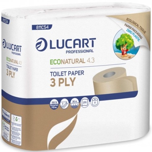 SUPEREKOLOGICKÝ toaletný papier Lucart 4 rolky