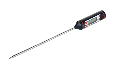 DIGITÁLNY KUCHYNSKÝ TEPLOMER NA MÄSO, VÍNO, LCD SONDA