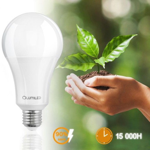 E27 A80 LED žiarovka 24W = 200W 3452lm 3000K Teplá 260° VÝKONNÁ LUMILED