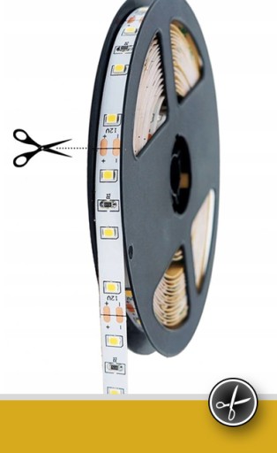 TEPLÝ BIELY LED PÁS 5M 300 LED + 12V NAPÁJANIE