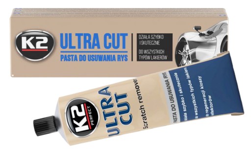 K2 ULTRA CUT - LEŠTIACA PASTA NA ODSTRAŇOVANIE ŠKRABANCOV 100G