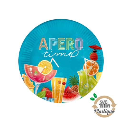 SÚPRAVA hrnčekov a papierových tanierov ALOHA FRUITS 1