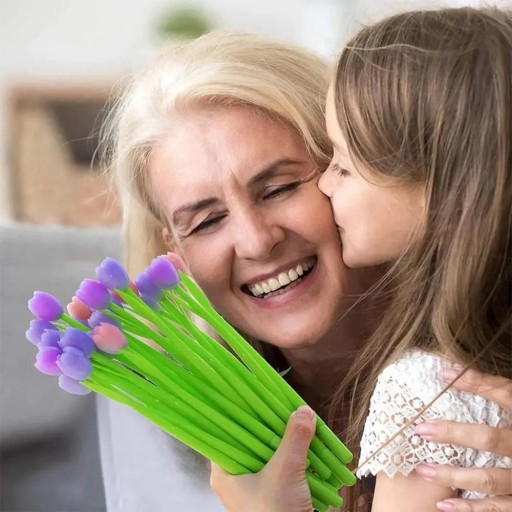 DARČEK KU DŇU ŽENY GUĽOVÝ TULIPÁN FARBA MENÍ KVET KVET