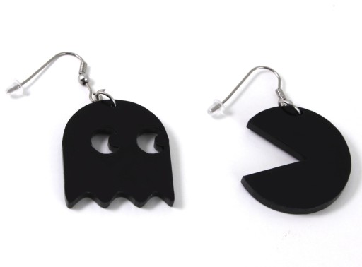 HALLOWEENSKÉ NÁUŠNICE Pacman 2 ks