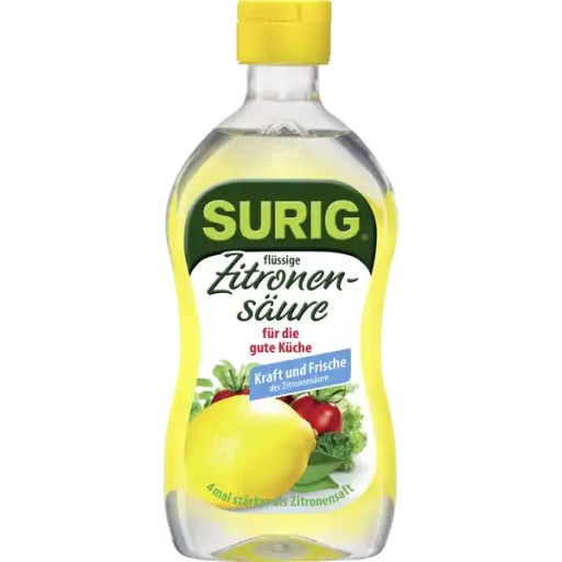 Surig Zitronen Saure Kyselina citrónová 390 ml