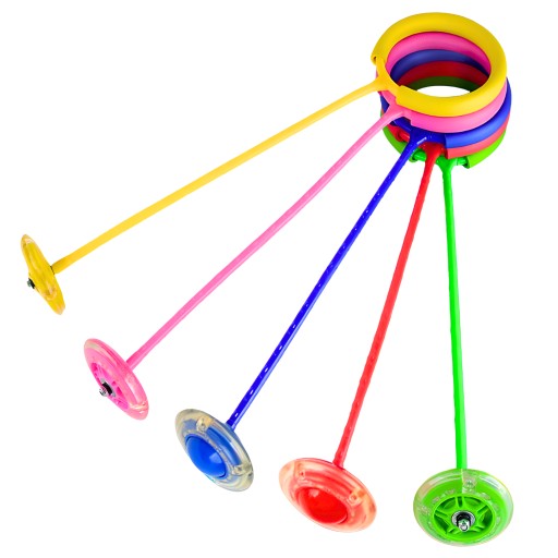 Švihadlo na nohu kapitána, mäkká guma, so svietiacimi LED diódami, 60 cm