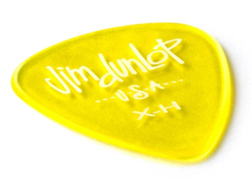 Gitarové trsátko Dunlop 486 GELS EXTRA HEAVY, žlté