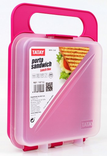 Nádoba do práce a do školy na toastový chlebíček Tatay