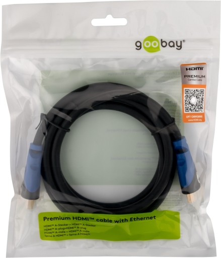 Kábel Goobay Premium 4K 60Hz HDMI 2.0 1,5 m