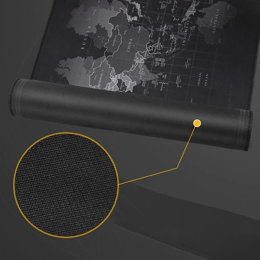 VEĽKÁ XXL PODLOŽKA POD MYŠ MAPA SVETA