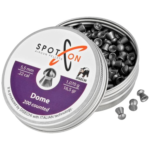 Spoton Dome pelety 16,5gr 5,5mm, 200 ks.