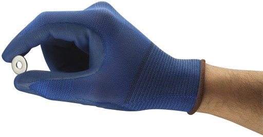TENKÉ SILNÉ PRACOVNÉ RUKAVICE NITRILOVÉ HYFLEX 11-818 ANSELL 9
