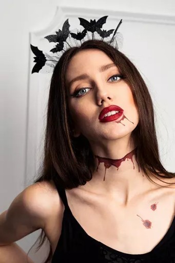 HALLOWEENSKÉ TETOVANIE RANY JAZNY KRVI STRAŠNÉ 13 ks