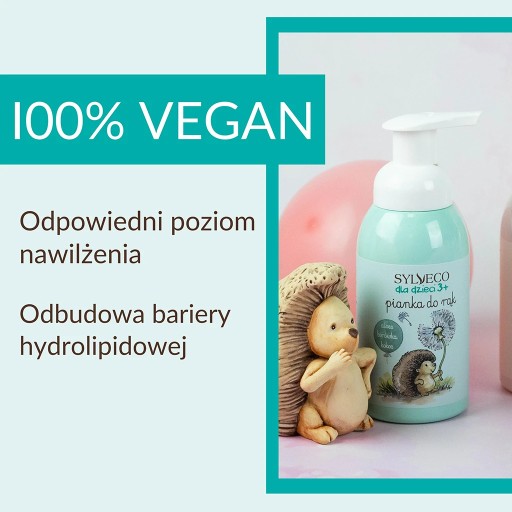 SYLVECO pre deti Pena na umývanie rúk - čučoriedka