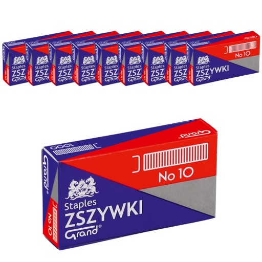 Kancelárske sponky 10/5 pre zošívačku 1000 ks x 3
