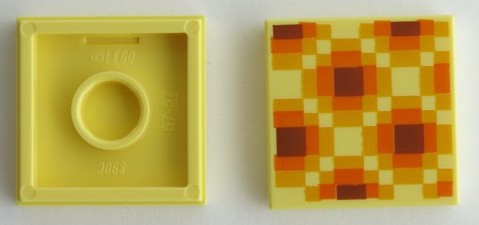 LEGO 3068bpb1494 2x2 HONEYCOMB Minecraft (1g)