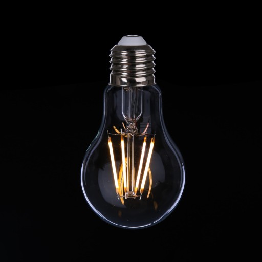 E27 4W jantárová A60 retro teplá LED žiarovka
