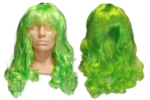 LIMETOVÁ ZELENÁ Parochňa 50CM LESK E1273 EMAJ