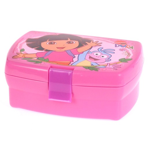 LUNCHBOX s priehradkou a podnosom DORA Róż