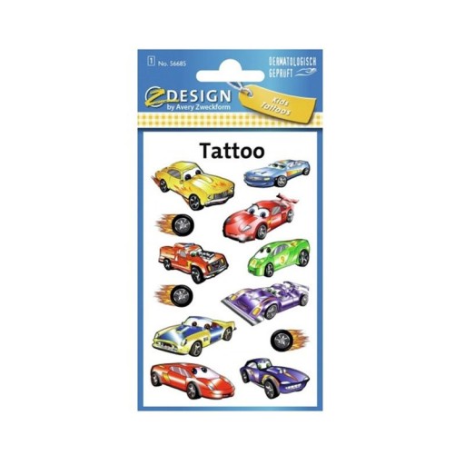 Autá tetovanie Avery z-design pre deti