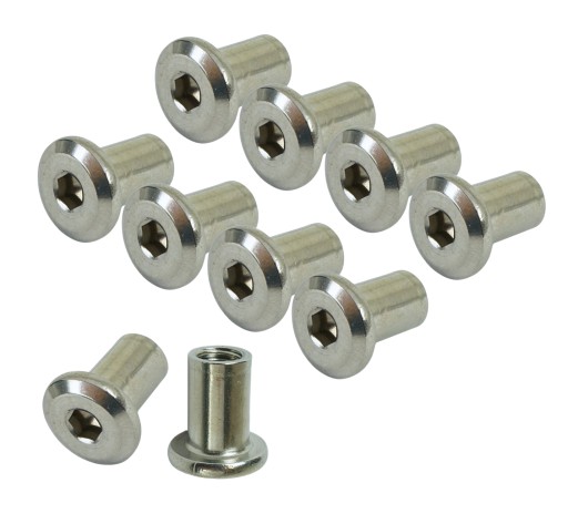 Ericson plochá matica M6 x 12, nerez