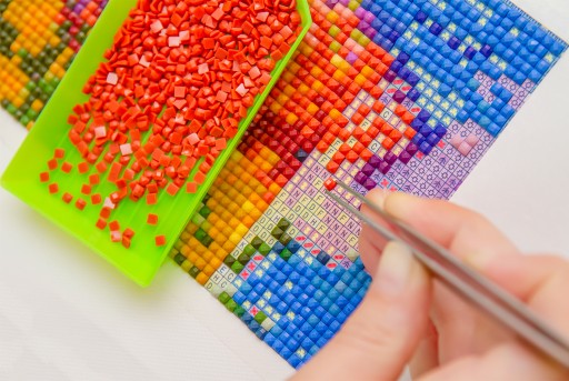 Diamantové príslušenstvo na maľovanie Diamantové vyšívanie Sada na diamantové vyšívanie