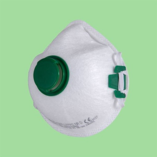 Filtračná polomaska triedy P2 s ventilom FFP2 NR D