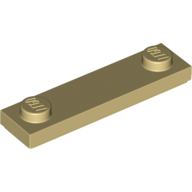 LEGO doska 1x4 béžová (41740/6257600/drážka)
