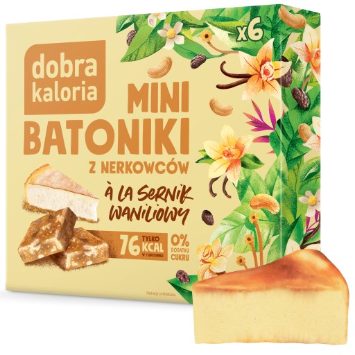 DOBRÉ KALÓRIE Mini tyčinky bez cukru ala vanilkový cheesecake zdravé sladkosti