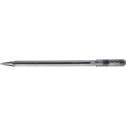 Tradičné guľôčkové pero PENTEL BK77, 0,7 mm, ČIERNA