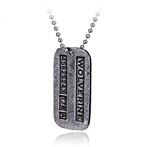 Náhrdelník X - Men Wolverine Logan Dog Tag