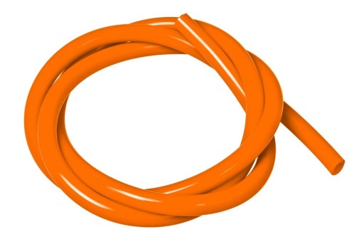 Palivová hadica 5mm neónová oranžová