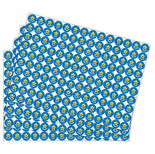 Motivačné nálepky pre deti 20mm, 560 ks.