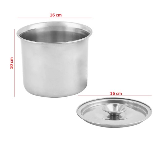 GASTRONOMICKÁ NÁDOBA S VEKOM GN1/3 Ø16cm 1,2L