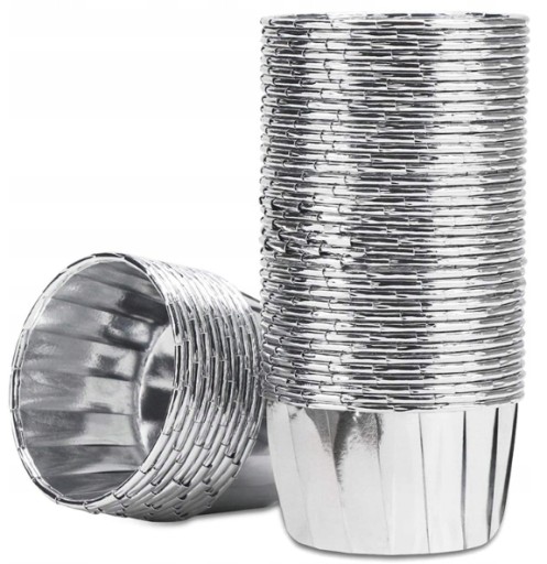 HUDOBNÉ ŠÁLKY, ŠÁLKY NA MUFFIN, STRIEBORNÉ FORMY, STRIEBORNÉ 50 KS