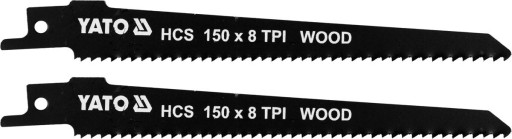 PÍLOVÉ KOTOUČE NA DREVO HCS150MM8TPI 2KS Yato YT-33923