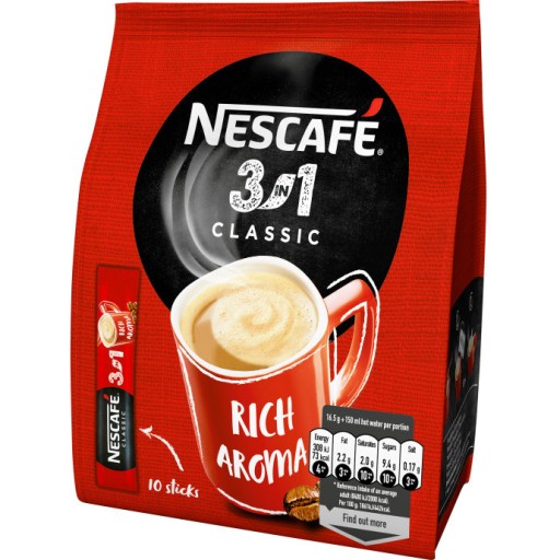 NESCAFE 3v1 CLASSIC Sáčok instantnej kávy (10x16